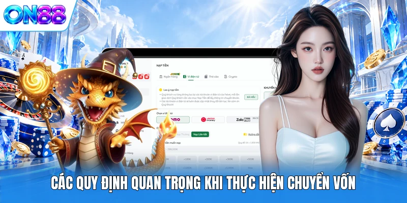 cac quy dinh quan trong khi thuc hien chuyen von Các quy định quan trọng khi thực hiện chuyển vốn
